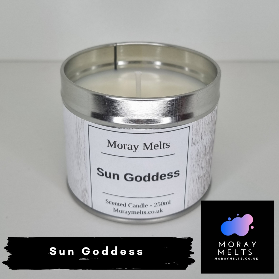 Sun Goddess  Scented Candle Tin - 250ml