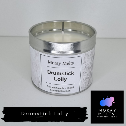 Drumstick Lolly Scented Candle Tin - 250ML - Moray Melts