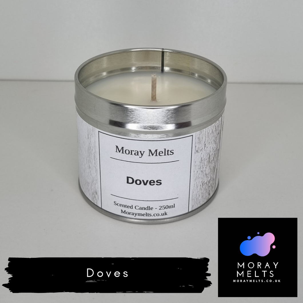 Doves Scented Candle Tin - 250ML
