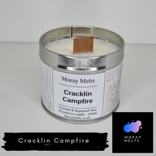 Load image into Gallery viewer, Cracklin Campfire Scented Candle Tin - 250ml
