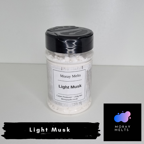 Light Musk- Carpet Freshener Shaker/Refill Pouch - Moray Melts