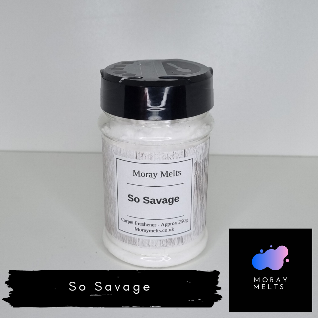 So Savage - Carpet Freshener Shaker/Refill Pouch - Moray Melts