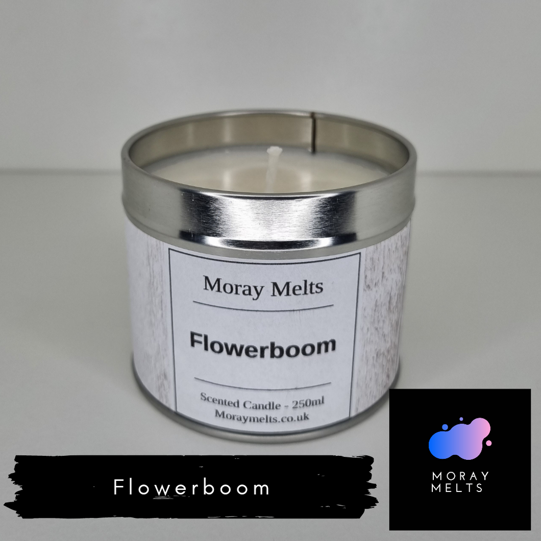 Flowerboom Candle Tin - 175g - Moray Melts