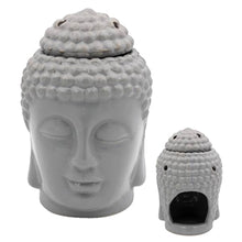 Load image into Gallery viewer, Buddha Head Tealight Burner - Grey
