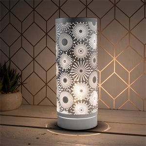 Sparkle Touch Sensitive Aroma Lamp - White 24cm