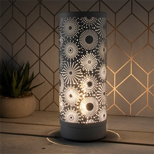 Sparkle Touch Sensitive Aroma Lamp - Grey 24cm