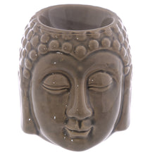 Load image into Gallery viewer, Crackle glaze Buddha Head  Oil Burner - Moray Melts
