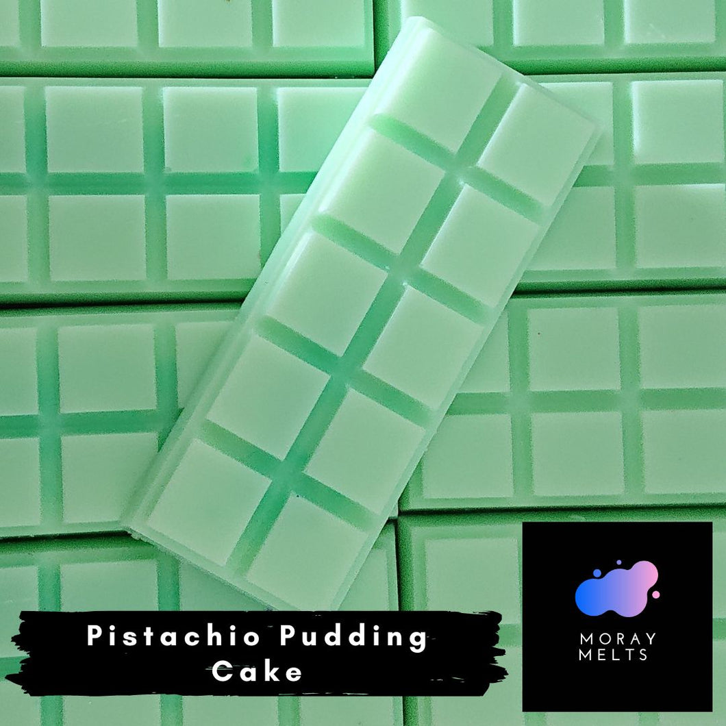 Pistachio Pudding Cake Wax Melt Snap Bar - 50g