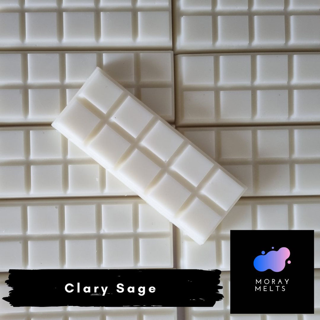 Clary Sage Wax Melt Snap Bar - 50g