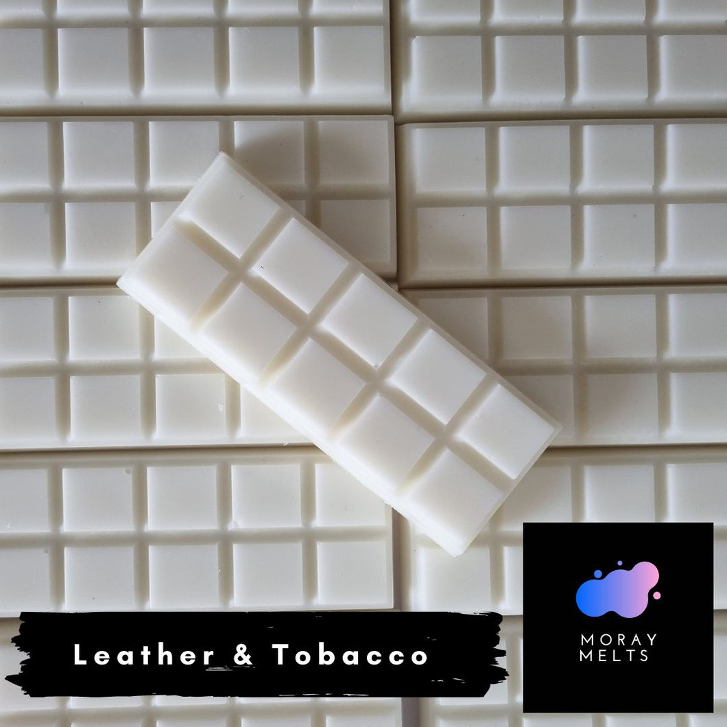 Leather & Tobacco Wax Melt Snap Bar - 50g