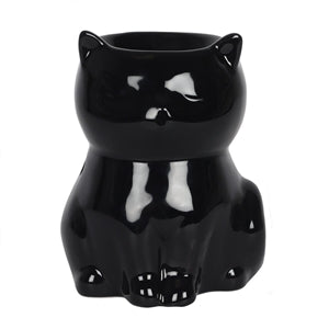 Black Cat Wax Melter / Oil Burner 12cm - Moray Melts