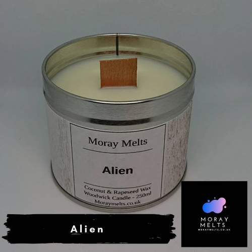 Alien Scented Candle Tin - 250ml - Moray Melts