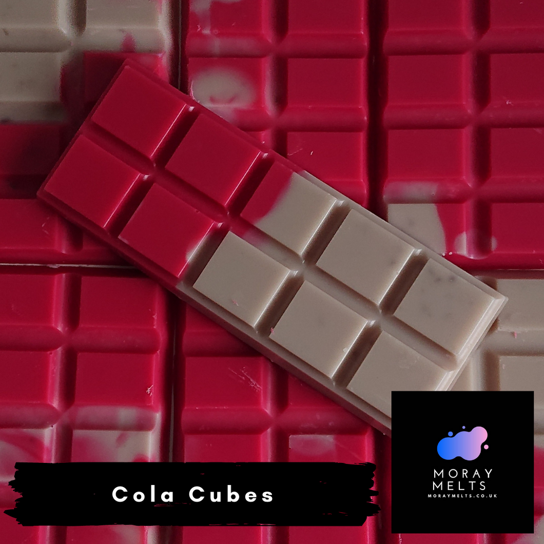 Cola Cubes Wax Melt Snap Bar -25g or 50g - Moray Melts