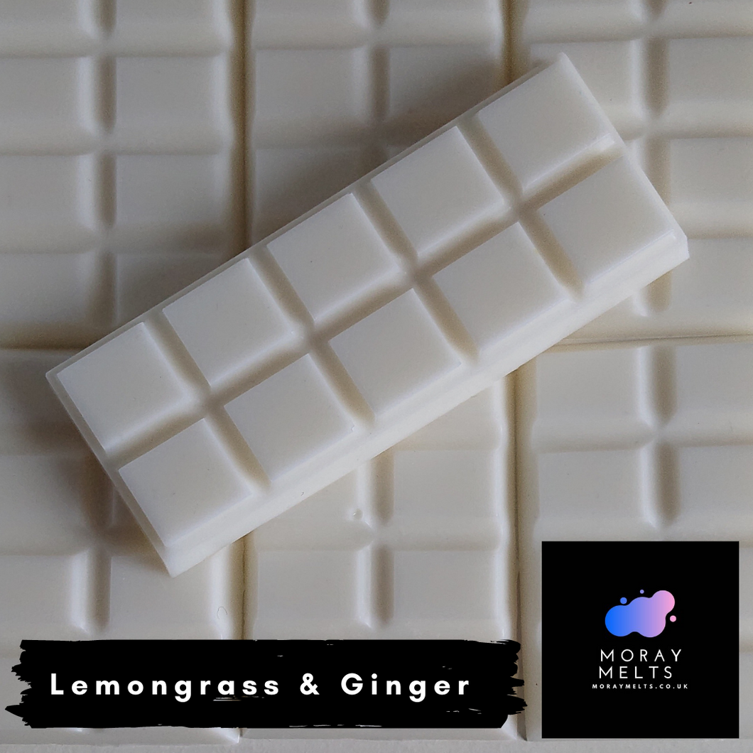 Lemongrass & Ginger Wax Melt Snap Bar 50g