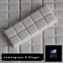 Load image into Gallery viewer, Lemongrass &amp; Ginger Wax Melt Snap Bars QTY 6 per pack - WHOLESALE ONLY
