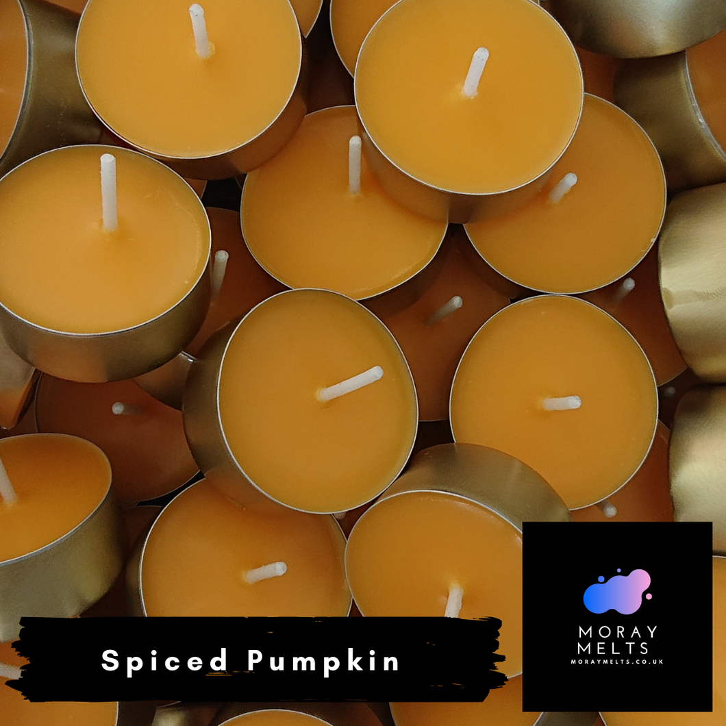 Spiced Pumpkin Tealight Candle Box of 20