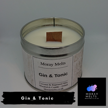 Load image into Gallery viewer, Gin &amp; Tonic Scented Candle Tin - 250ml - Moray Melts
