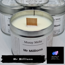 Load image into Gallery viewer, Mr Millions Scented Candle Tin - 250ml - Moray Melts
