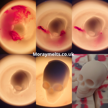 Load image into Gallery viewer, Dragons Blood Bleeding Skulls - 2 Pack - Moray Melts

