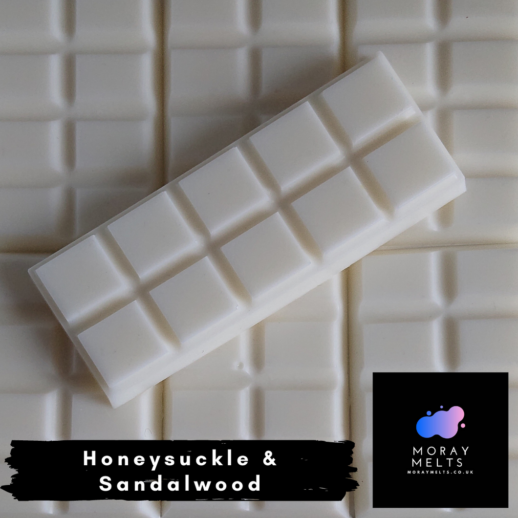 Honeysuckle & Sandalwood Wax Melt Snap Bar -50g