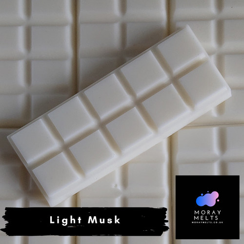 Light Musk Wax Melt Snap Bar - 50g - Moray Melts