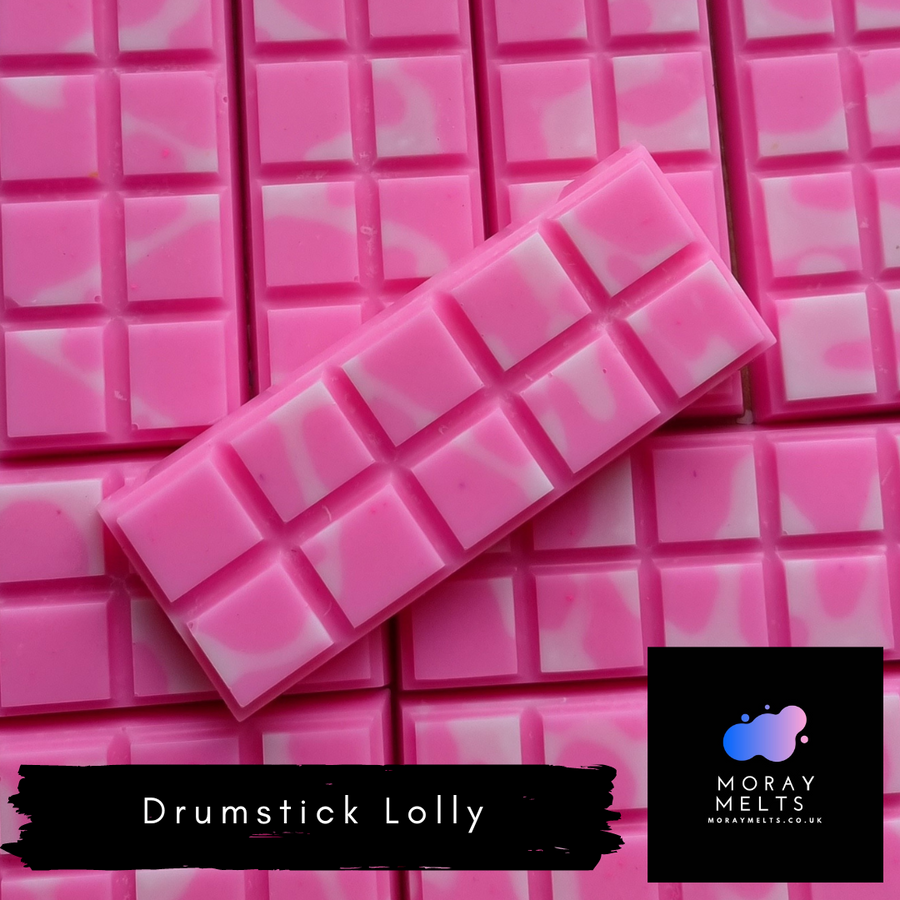 Drumstick Lolly Wax Melt Snap Bars QTY 6 per pack - WHOLESALE ONLY