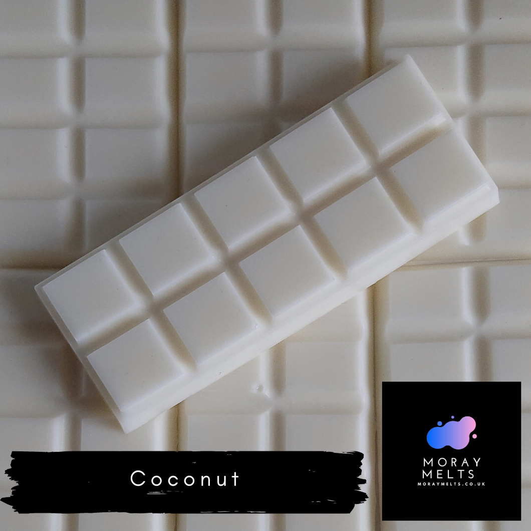 Coconut Scented Wax Melt Snap Bar -50g