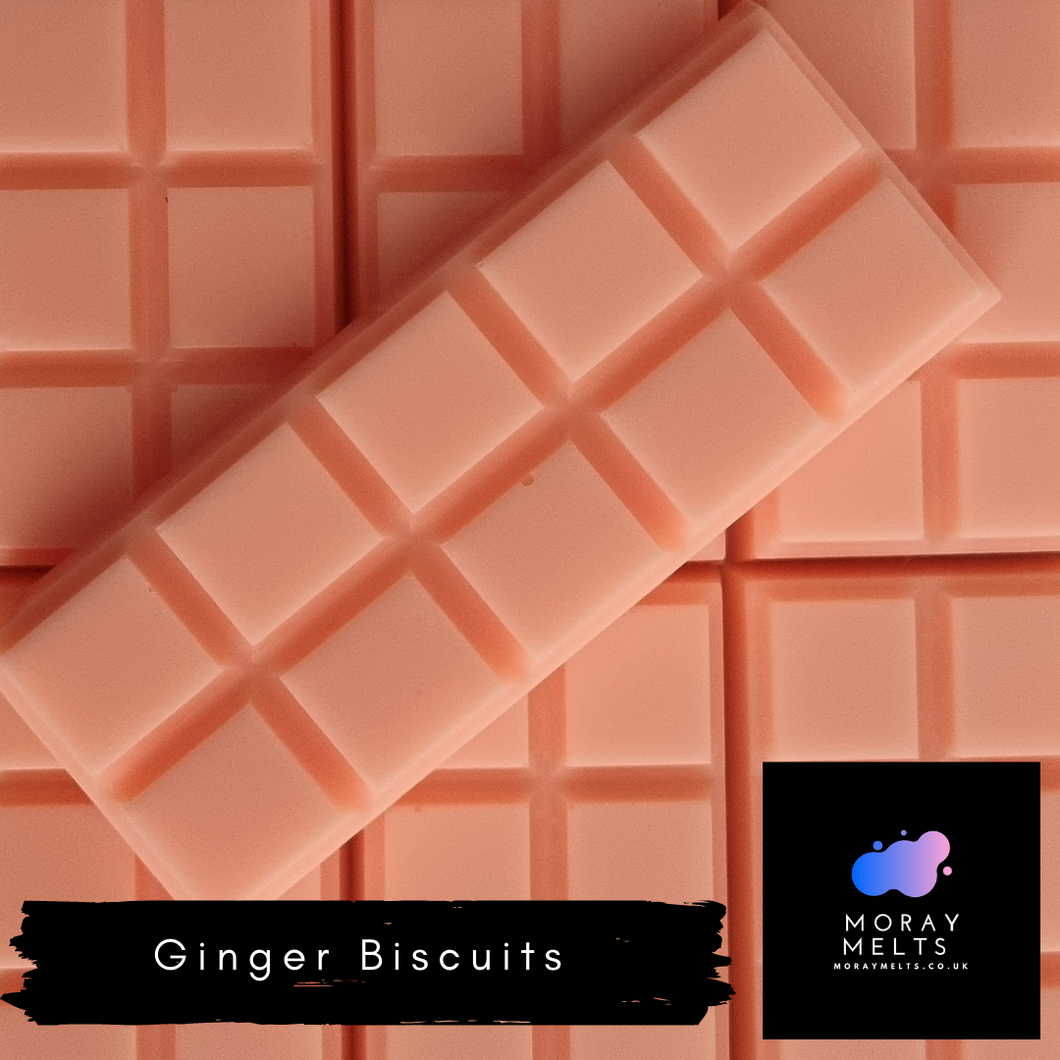 Ginger Biscuits Wax Melt Snap Bars 50g