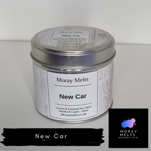 Load image into Gallery viewer, New Car Wood Wick Candle Tin - 250ML
