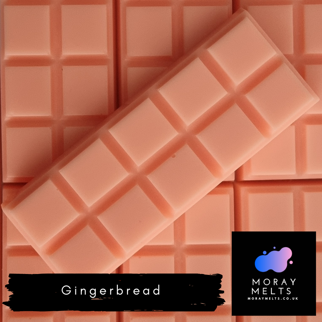 Gingerbread Wax Melt Snap Bar -50g - Moray Melts