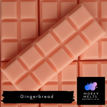 Load image into Gallery viewer, Gingerbread Wax Melt Snap Bars QTY 6 per pack - WHOLESALE ONLY
