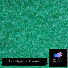 Load image into Gallery viewer, Eucalyptus &amp; Mint - Scent Crystals 100g Pouch
