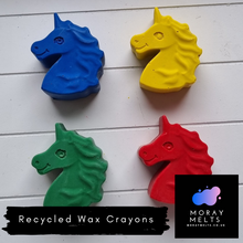 Load image into Gallery viewer, Unicorn Shape Recycled Wax Crayons - 4 Pack

