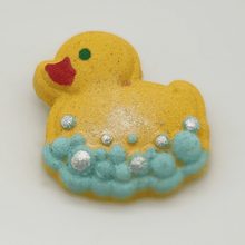 Load image into Gallery viewer, Candy Hearts Rub-A-Dub Duck Bath Bomb
